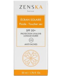 ZENSKA ÉCRAN SOLAIRE FLUIDE TOUCHER SEC – 50ml