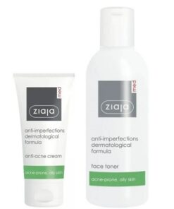 Ziaja Med Anti-acne Creme 50ml + Toner 200ml OFFERT