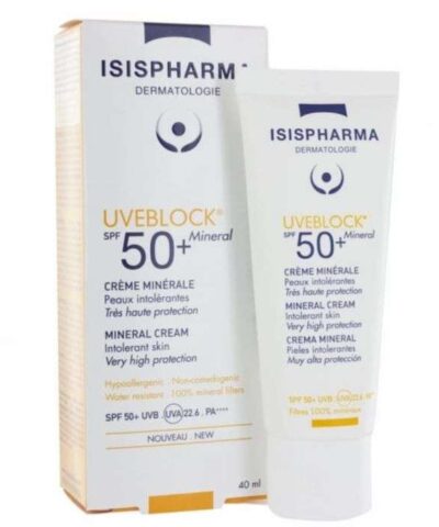 ISISPHARMA UVEBLOCK Creme minerale invisible spf 50+