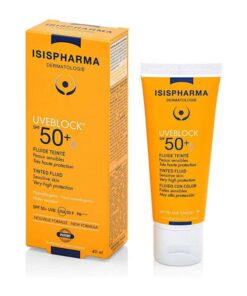 ISISPHARMA UVEBLOCK SPF 50+ FLUIDE TEINTE MEDIUM 40 ML