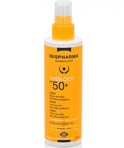 ISISPHARMA UVEBLOCK SPRAY PEAUX SENSIBLES SPF 50 - 200 ML