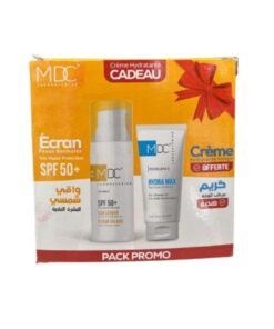 MDC PACK SYNERGY ECRAN SOLAIRE SPF 50+ 50 ML PEAUX NORMALES + CREME HYDRATANTE HYDRA MAX 30ML OFFERTE