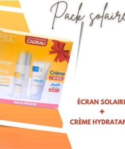 MDC PACK SYNERGY ECRAN SOLAIRE SPF 50+ PEAUX GRASSES 50 ML + CREME HYDRATANTE OFFERTE