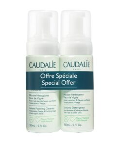 Caudalie Vinoclean Mousse Nettoyante Visage 2x150ml