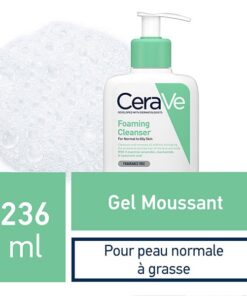CeraVe Gel Moussant Nettoyant Peau Normale à Grasse | 236ml
