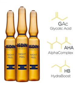 ISDIN NIGHT PEEL EXFOLANT NUIT PEELING 30 AMPOULES x 2 ML